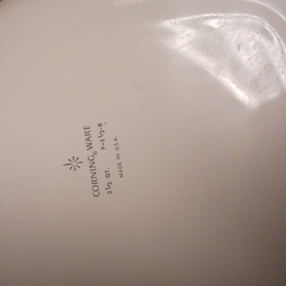 CorningWare two and a half court